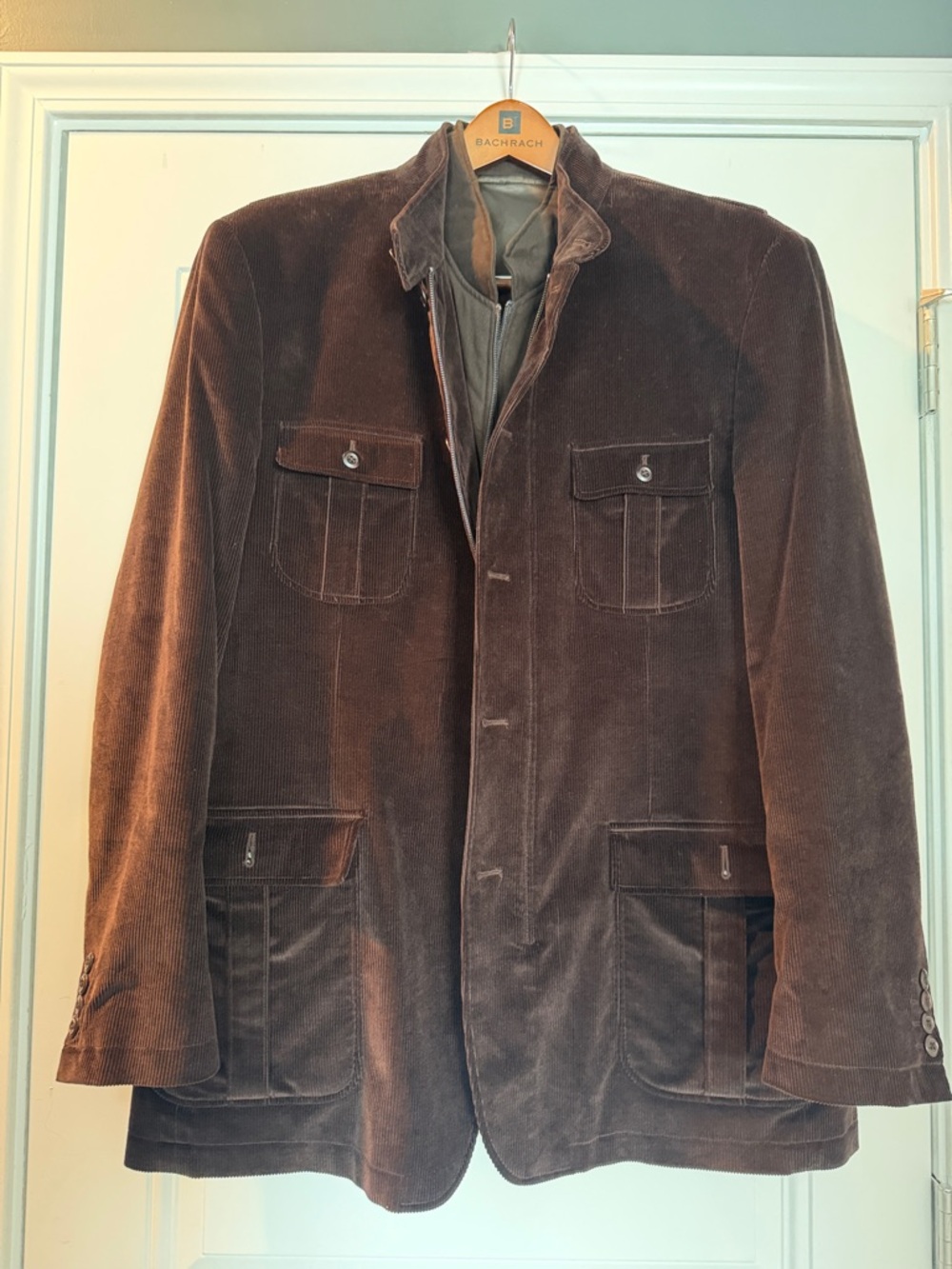 Vintage Bachrach Chocolate Brown Men’s Blazer